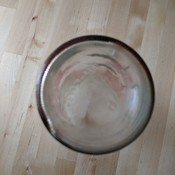 Poinsettia Christmas glass vase - Picture 5 of 7